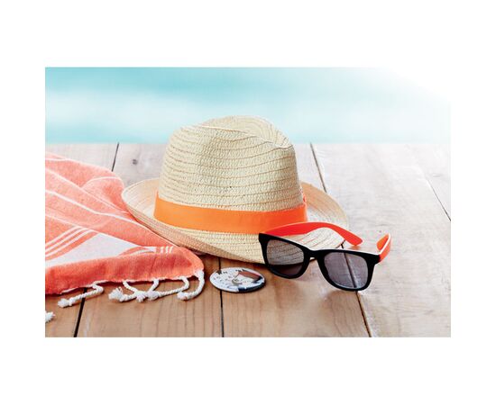 Chapeau de paille Orange -  MO9341-10