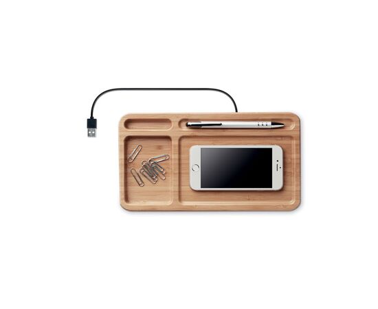 Organizer mit Ladestation Holz -  MO9391-40