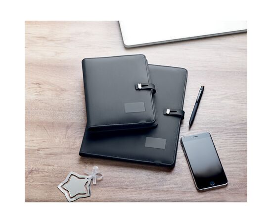 DIN A4 Portfolio & induktive La Schwarz -  MO9401-03
