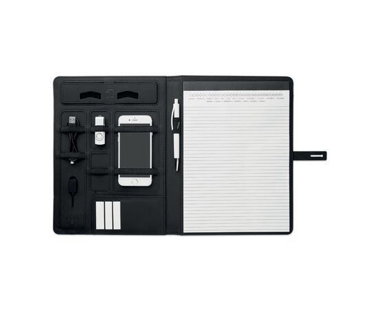 DIN A4 Portfolio & induktive La Schwarz -  MO9401-03