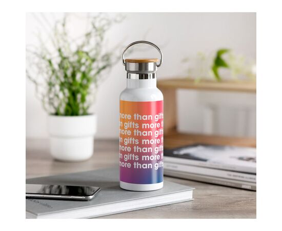 Dubbelwandige fles 500ml Wit -  MO9431-06