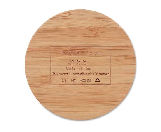 Chargeur sans fil en bambou Bois -  MO9434-40