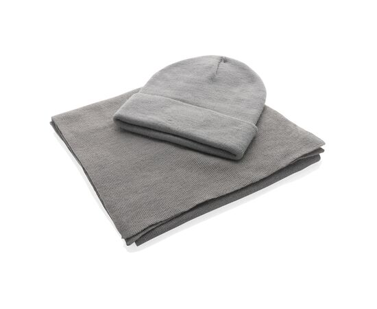 Elles AWARE™ Polylana® Schal 180x30cm Grau - XD Collection P453.002