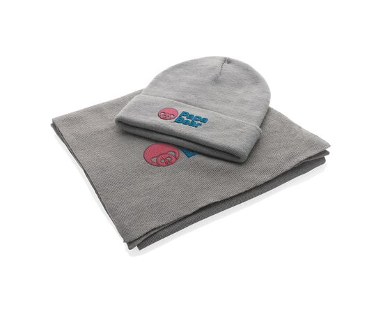 Elles AWARE™ Polylana® Schal 180x30cm Grau - XD Collection P453.002