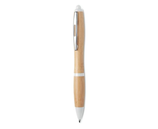 Bamboe balpen Wit -  MO9485-06