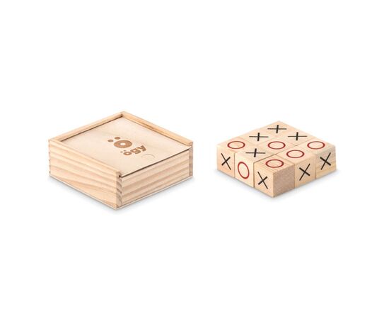 Tic-Tac-Toe Spiel Holz -  MO9493-40