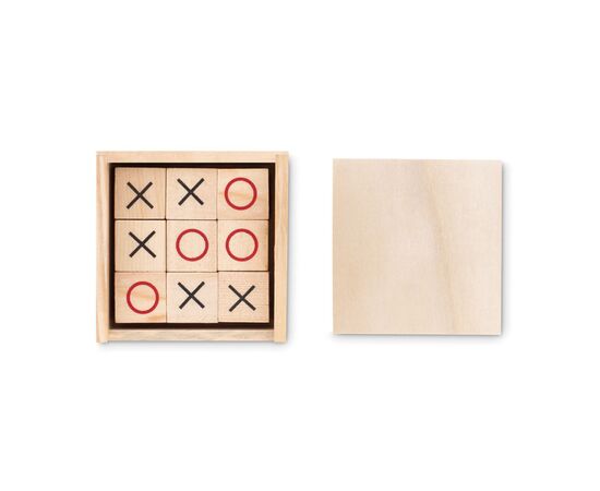 Tic-Tac-Toe Spiel Holz -  MO9493-40