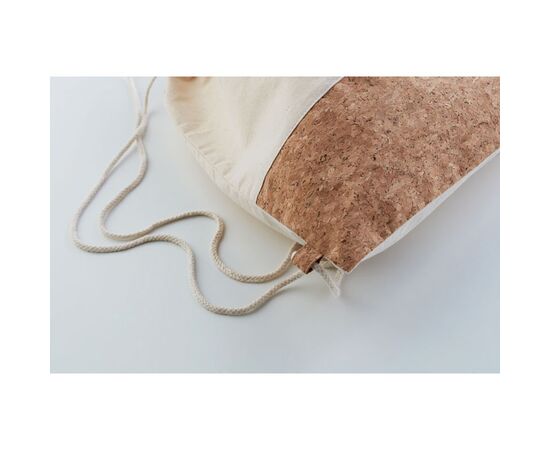 Beutel mit Kordelzug Kork Beige -  MO9515-13