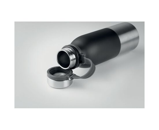 Dubbelwandige drinkfles 600 ml Zwart -  MO9539-03