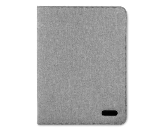 A4 conference folder zipped Grey -  MO9549-07
