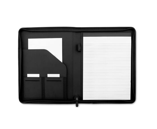 A4 conference folder zipped Grey -  MO9549-07
