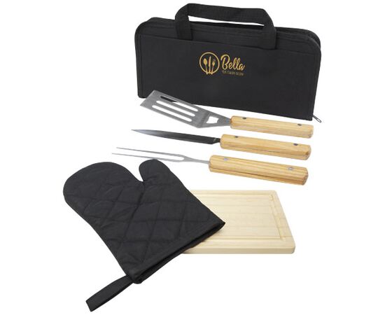 Set à barbecue 5 pièces Gratar Naturel - Unbranded 11326406