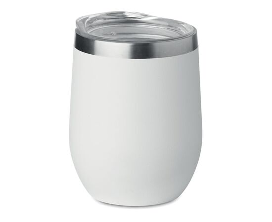 Doppelwandiger Trinkbecher Weiß -  MO9597-06