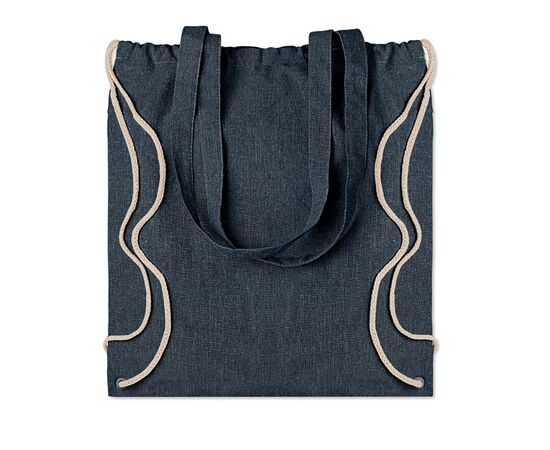 Beutel mit Kordelzug recycelt Blau -  MO9603-04