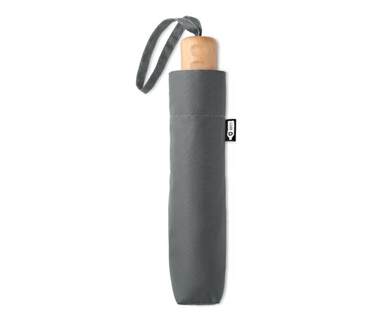 21 inch RPET foldable umbrella Grey -  MO9604-07