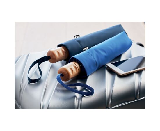 21 inch RPET foldable umbrella Royal blue -  MO9604-37
