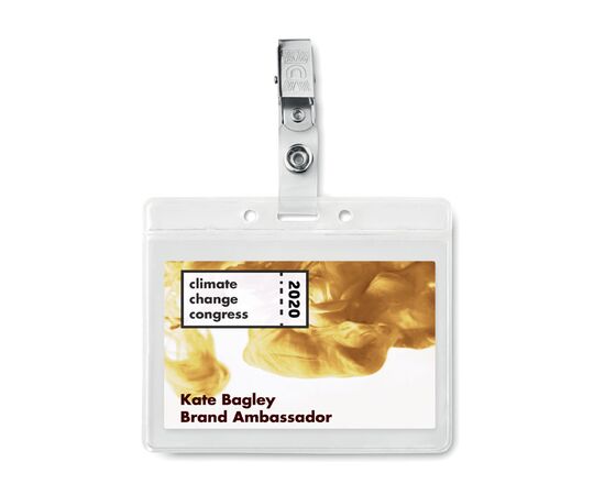 PVC badge holder Transparent -  MO9642-22