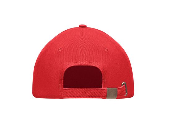 Brushed cotton basebal cap     MO9643 Rood -  MO9643-05