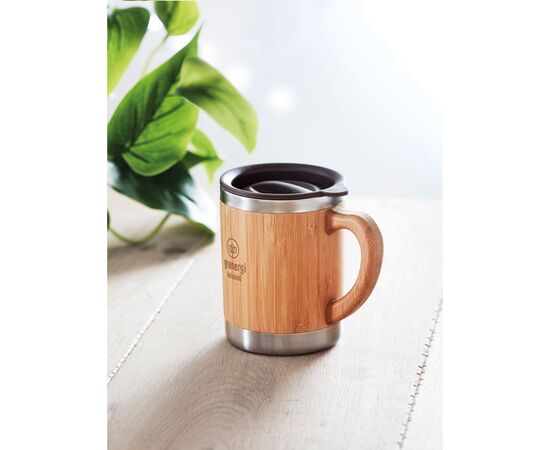 Gobelet à double paroi 300ml Bois -  MO9689-40