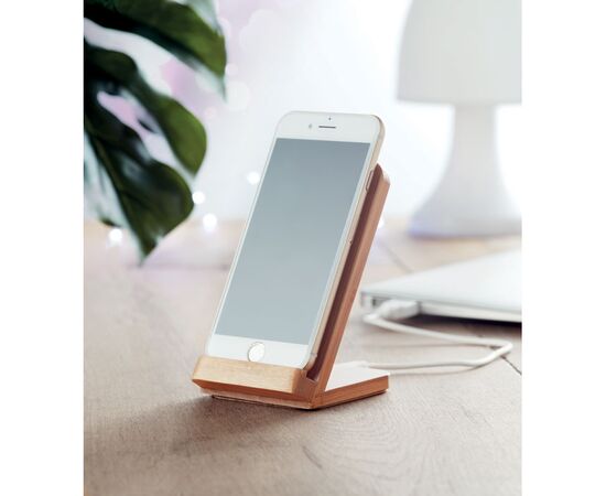 Smartphone Halter Ladestation Holz -  MO9692-40