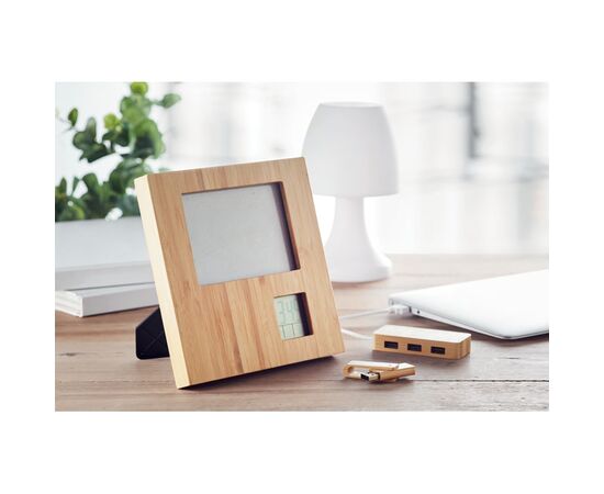 Fotolijst met weerstation Hout -  MO9695-40