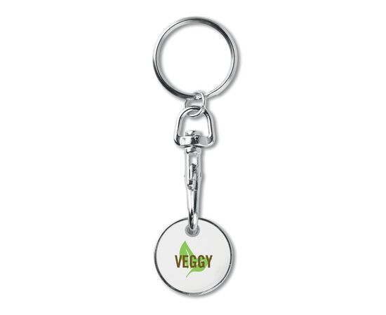 Winkelwagenmuntje Wit -  MO9748-06