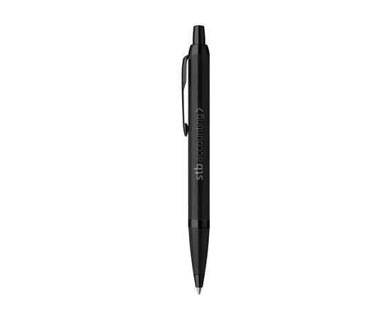 Parker IM Achromatic Balpen - blauwe inkt Zwart - Parker 28379820