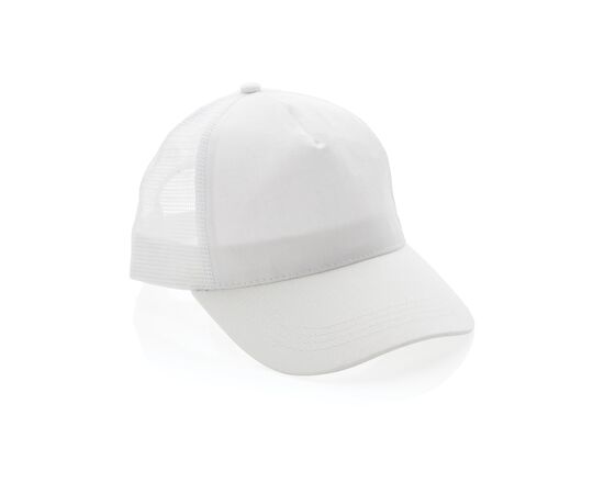 Impact AWARE™ 190gr Brushed rCotton 5 Panel Trucker-Cap Weiß - XD Collection P453.353