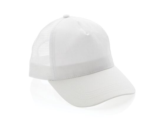 Impact AWARE™ 190gr Brushed rCotton 5 Panel Trucker-Cap Weiß - XD Collection P453.353