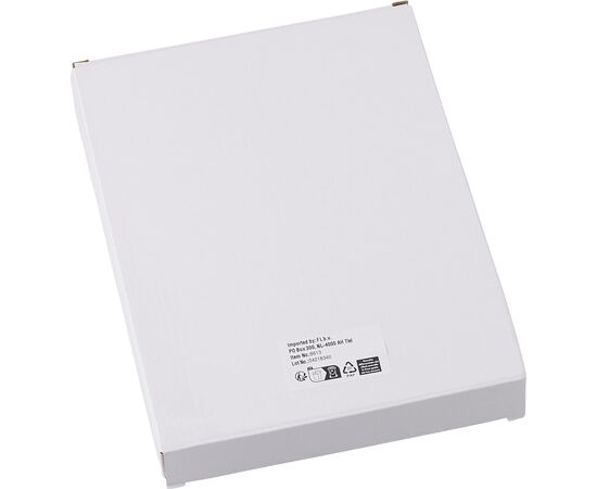 Bonded lederen documentenmap Rosa Zwart -  8613.001