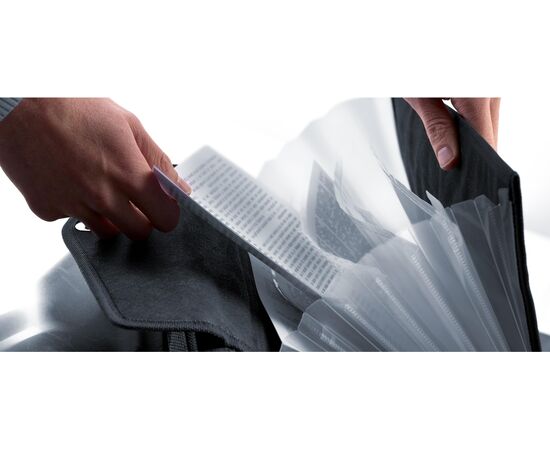 Polyester (600D) documentenmap Coco Zwart -  8661.001