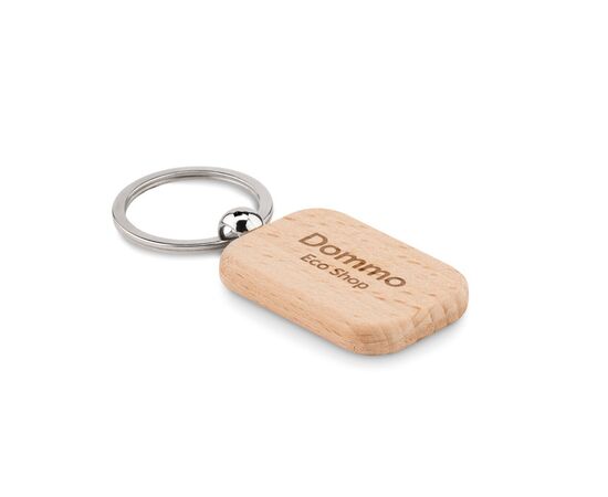 Schlüsselring Holz, eckig Holz -  MO9774-40
