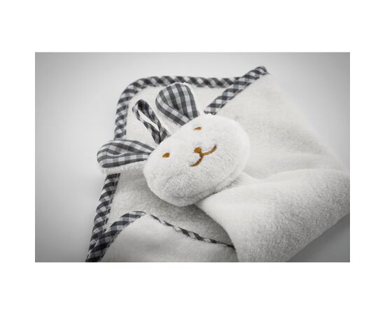 Knuffeldoekje konijn Wit -  MO9777-06