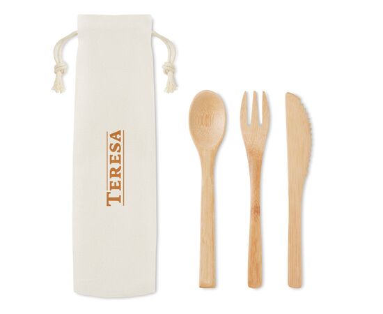 Bamboe bestekset Beige -  MO9786-13