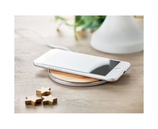 Chargeur sans fil en bambou Bois -  MO9787-40