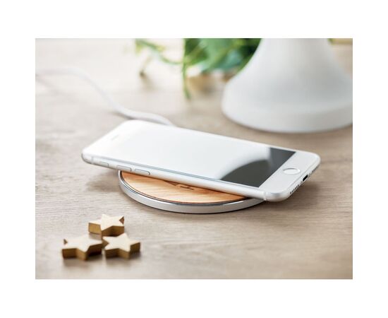 Chargeur sans fil en bambou Bois -  MO9787-40