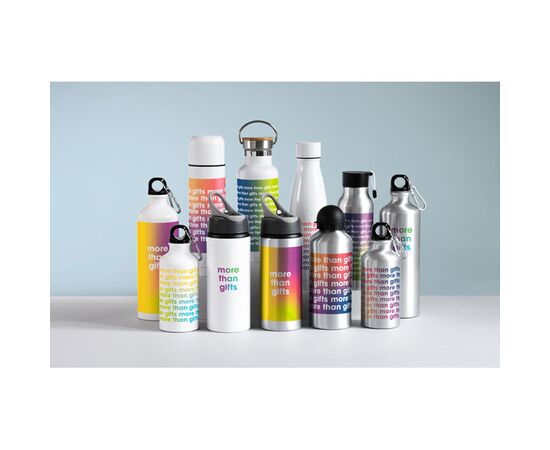 Bouteille aluminium  400 ml Blanc -  MO9805-06