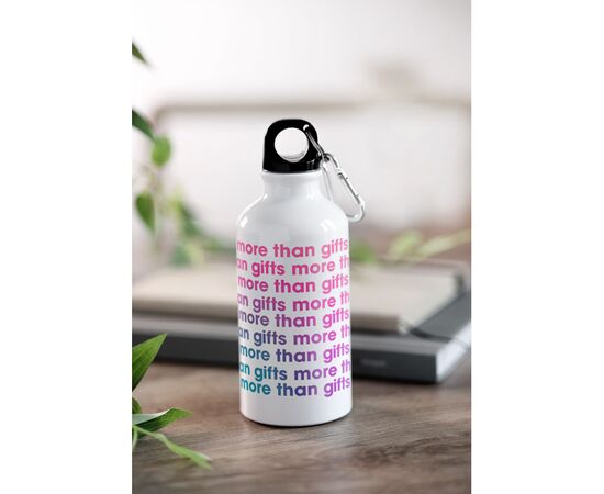 Bouteille aluminium  400 ml Blanc -  MO9805-06