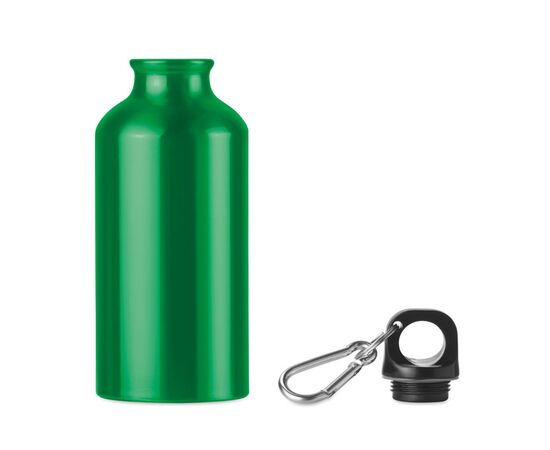 Aluminium drinkfles 400 ml Groen -  MO9805-09