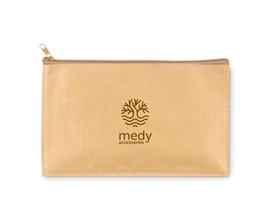 Trousse en papier tissé Beige -  MO9837-13