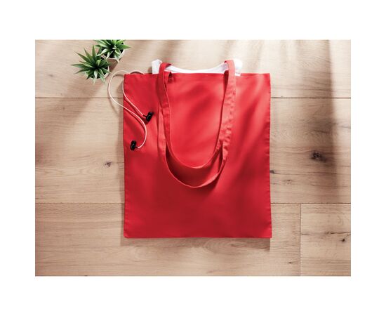 Sac shopping coton 180gr/m²    MO9846-06 Rouge -  MO9846-05