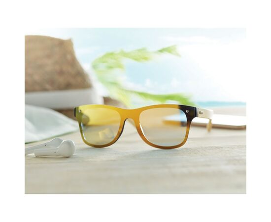 Sonnenbrille mit Bambus Gelb -  MO9863-08