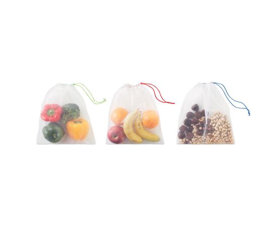 Obst/Gemüsenetze 3teilig Weiß -  MO9898-06