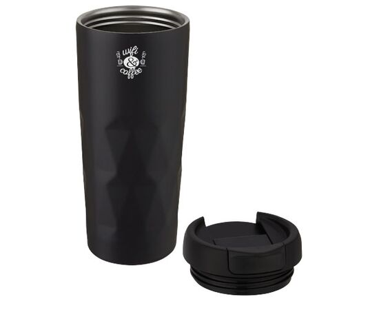 Prism koperen vacuüm geïsoleerde beker van 450 ml Zwart - Unbranded 10069290