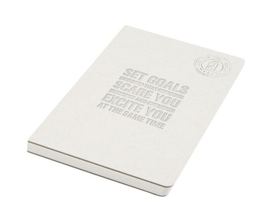 Carnet, à partir de briques de lait recyclées, Dairy Dream format A5 Blanc cassé - Unbranded 10778502