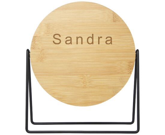 Hyrra staande spiegel van bamboe Naturel - Unbranded 12619706