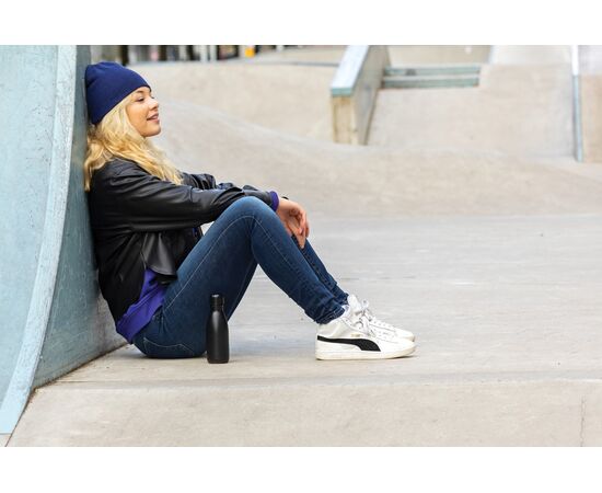 Impact AWARE™ classic beanie with Polylana® Dark blue - XD Collection P453.379