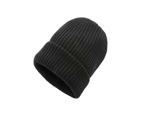 Impact AWARE™ Polylana® doppelt gestrickte Mütze Schwarz - XD Collection P453.391
