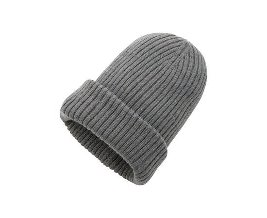 Impact AWARE™ Polylana® doppelt gestrickte Mütze Anthrazit - XD Collection P453.392