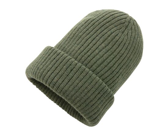 Impact AWARE™ Polylana® doppelt gestrickte Mütze Grün - XD Collection P453.397